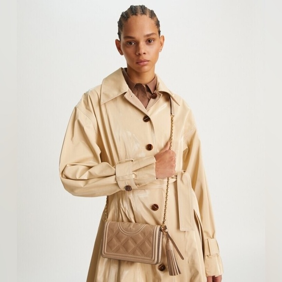 Tory Burch Fleming Soft Glazed Wallet Crossbody Bag/Purse | PRELOVED 🤎👜 - Picture 2 of 16